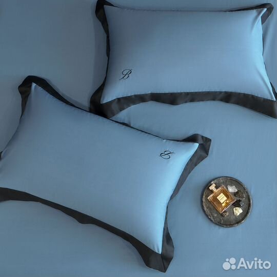 Постельное белье евро Blumarine premium