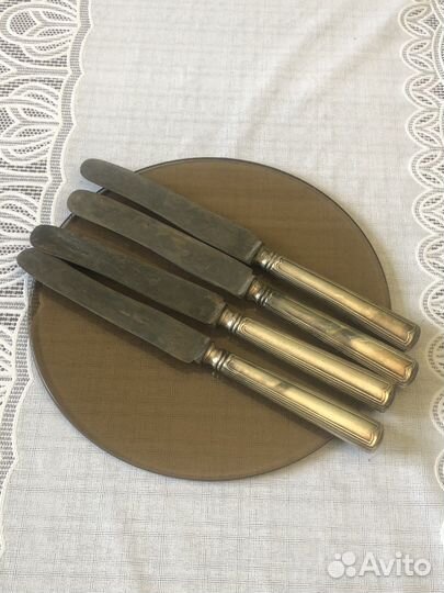 Ножи старинные сервировочные 4 шт