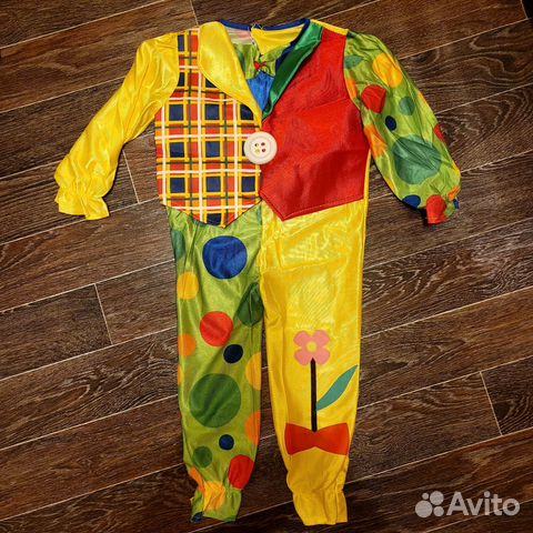 Новогодний костюм для мальчика клоун