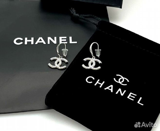 Серьги Chanel