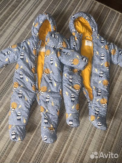 Комбинезон для двойни 80