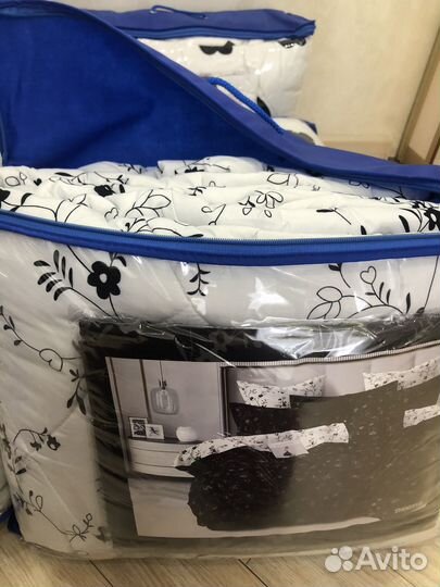 Постельное белье с одеялом семейное