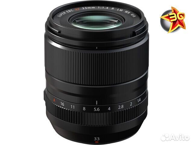 Объектив Fujifilm Fujinon XF 33mm f/1.4 R LM WR