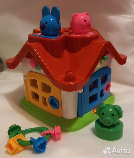 Развивающие игрушки. Логический теремок