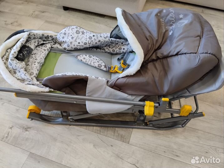 Детские санки коляска бу