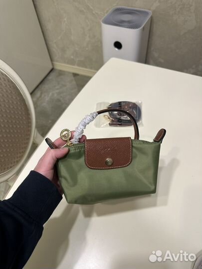 Сумка Longchamp le pliage mini (фисташковая)