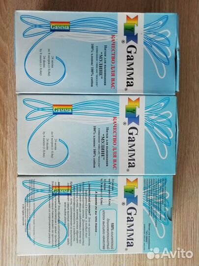 Нитки мулине Гамма