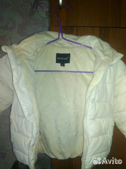 Moncler куртка детская