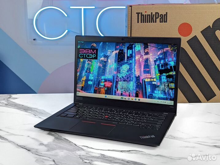 Сенсорный Lenovo T490S i7-8650U 32GB 1TB SSD IPS