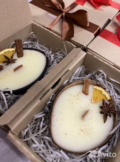 Свеча в кокосе