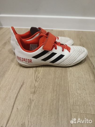 Бутсы для зала adidas predator 36 размер(23см)