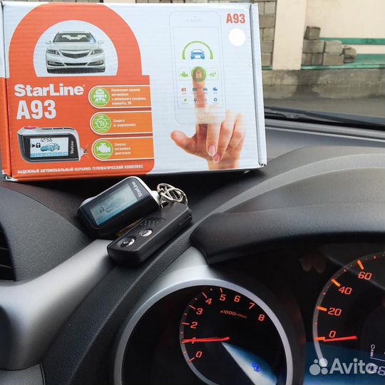 Автосигнализация с установкой Старлайн А93