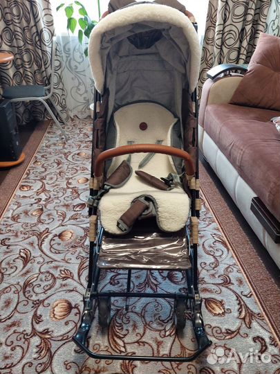 Детские санки коляска ника 7 8