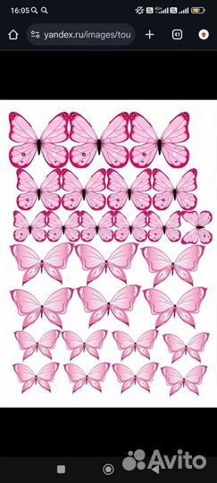 Букет из бабочек