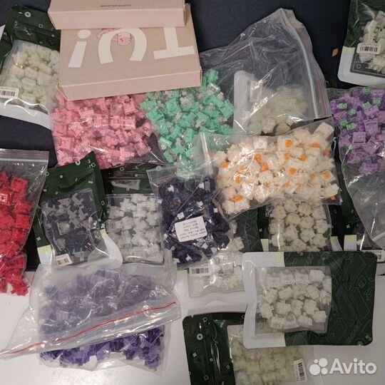 Свитчи для клавиатуры Gateron, Jwick, KTT, Durock