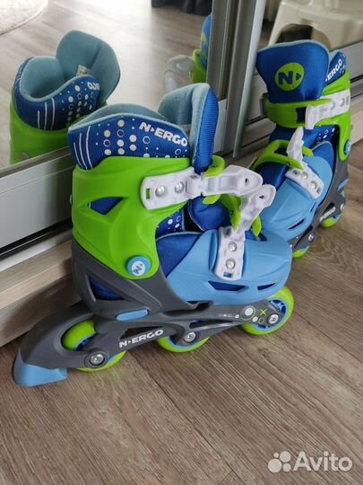 Роликовые коньки детские раздвижные