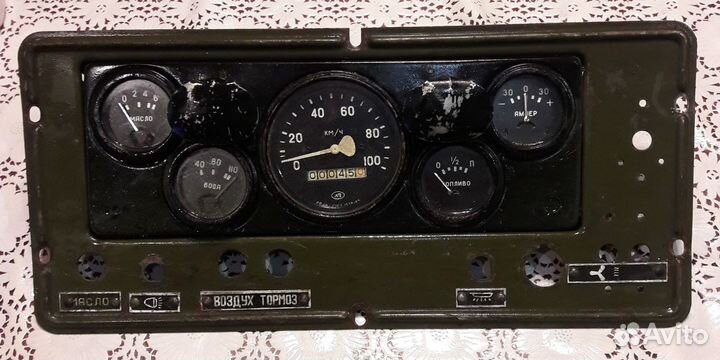 Панель приборов СССР ЗИЛ, газ