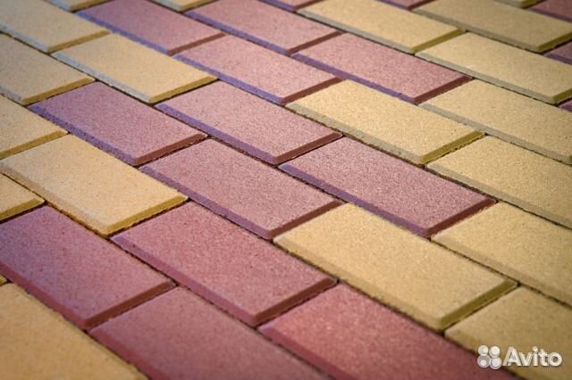 Тротуарная плитка брусчатка кирпич