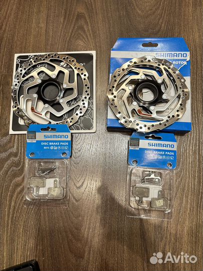 Велосипедные тормозные диски и колодки