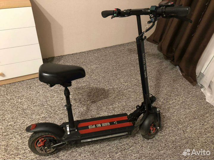 Электросамокат взрослый kugoo max speed