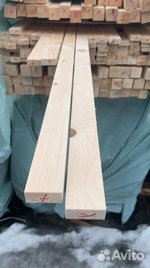 Брусок обрезной хвоя 40x50x3000