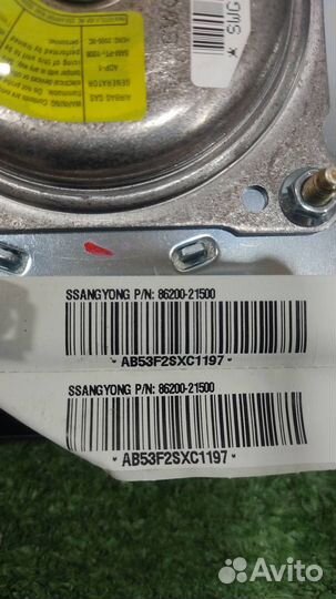 Подушка безопасности в руль Ssangyong Rexton 2005