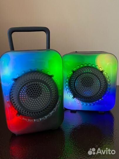 Портативная колонка Bluetooth с LED подсветкой