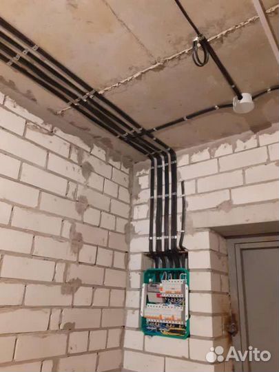 Электромонтажные работы под ключ