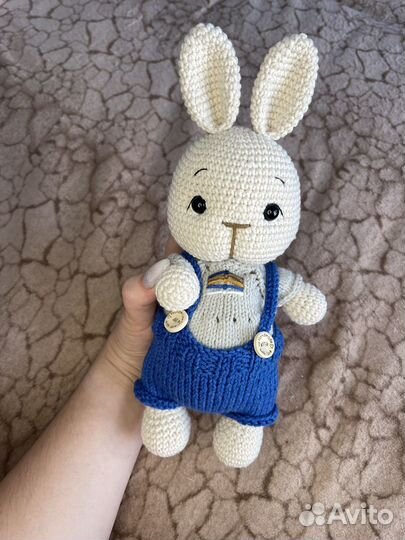 Игрушка зайка ручной работы