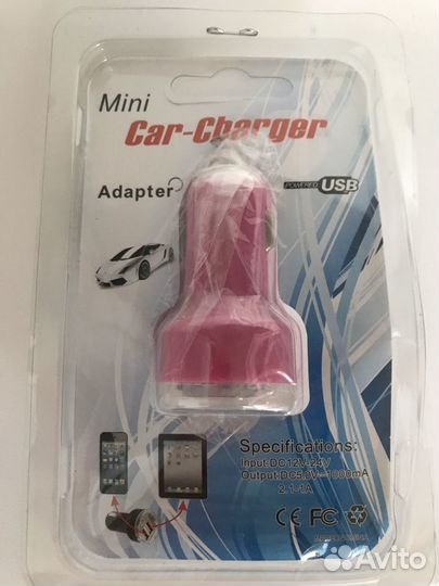 Новая зарядка для телефона в машину