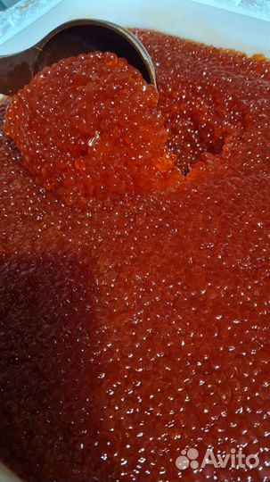 Красная икра горбуши, кеты с Камчатки