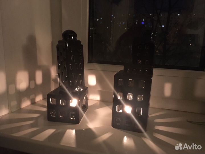 Брутальные Подсвечники Домики большие