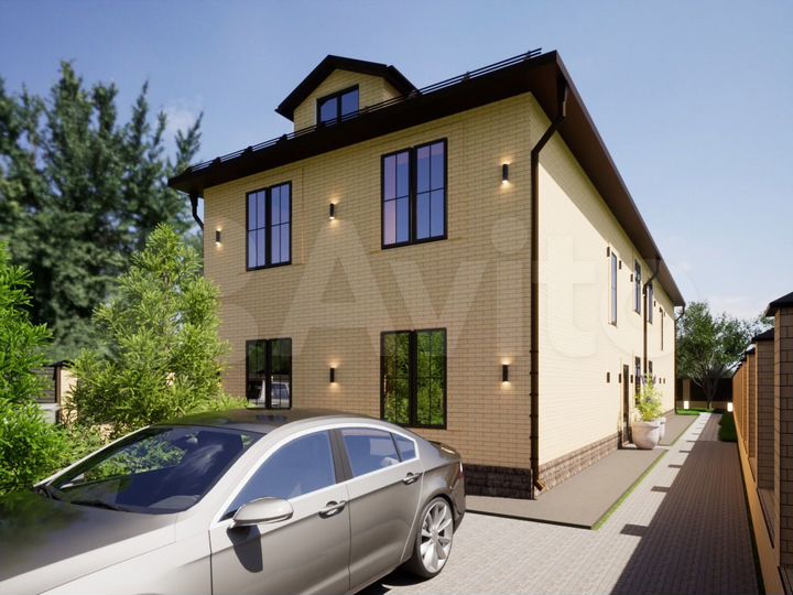 Дом 132 м² на участке 3 сот.