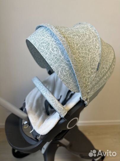 Летний кит на коляску stokke
