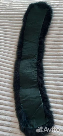 Меховой воротник из песца