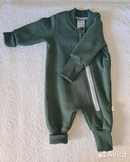 Комбинезон из футера с начесом 62