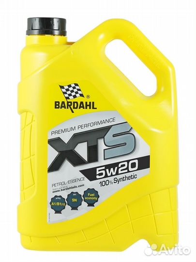 Моторное масло Bardahl XTS 5W-20, 5 л