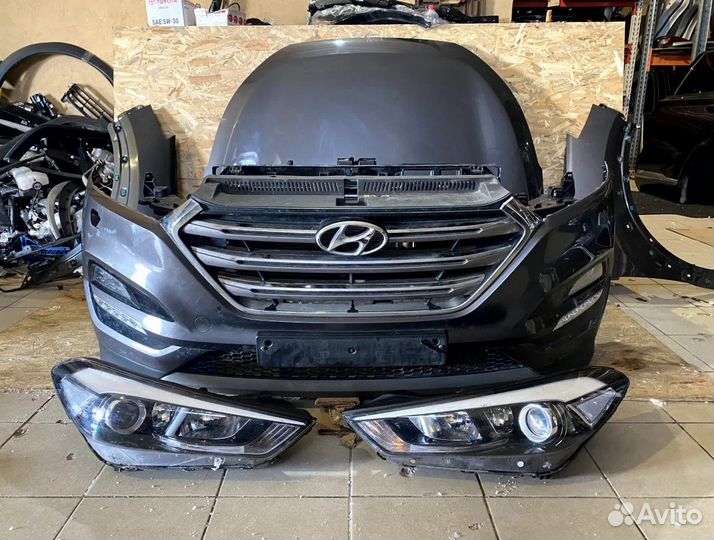Hyundai Tucson 3 перед целиком (ноускат)