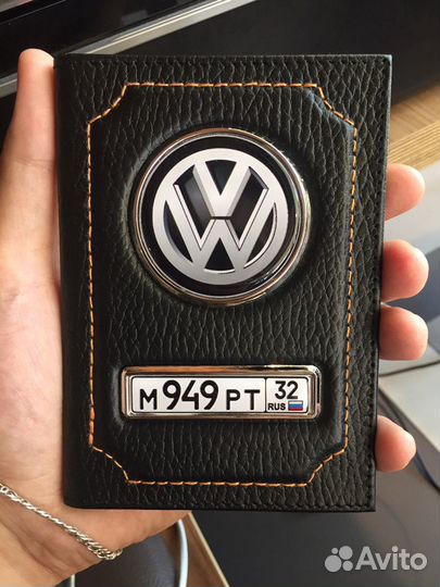 Обложка для документов с гос номером авто