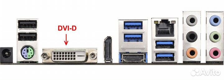 DVI-D VGA переходник для старых мониторов