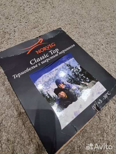 Термобельё norveg с шерстью мериносов