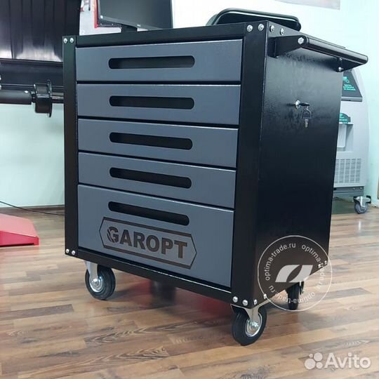 Garopt тележка 5 ящиков (с замком)