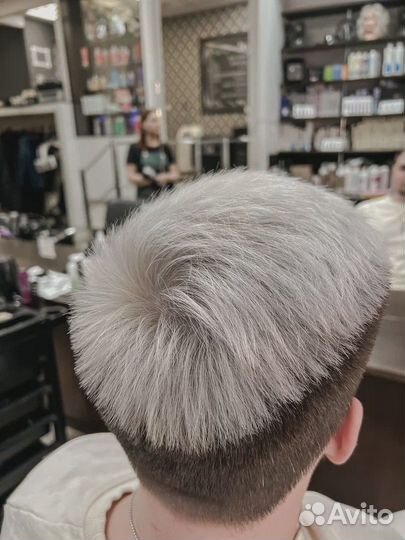 Окрашивание волос, стрижки