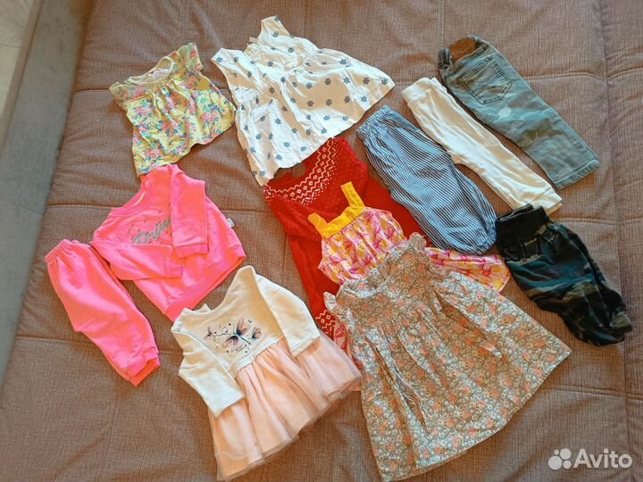 Детская одежда для девочек пакетом 68-80