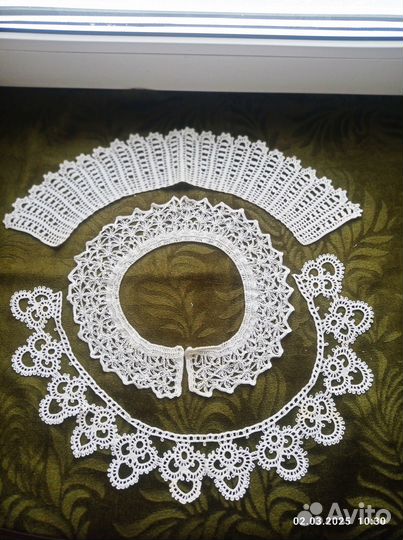 Кружевной воротничок антиквариат винтаж
