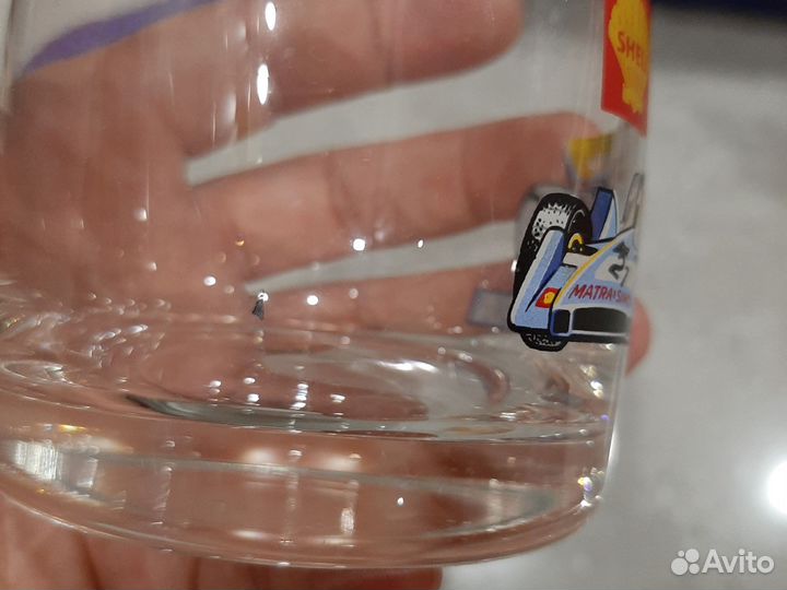 Набор стаканов гоночные машины Чехословакия