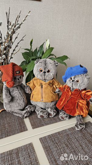 Мягкая игрушка Basic&Co Кот Басик