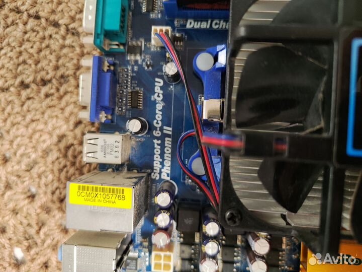 Материнская плата с + AMD Phenom II X6 1055T+озу