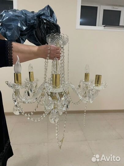 Люстра хрустальная