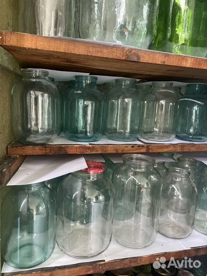 Банка 10 литров, 5, 3 стеклянная